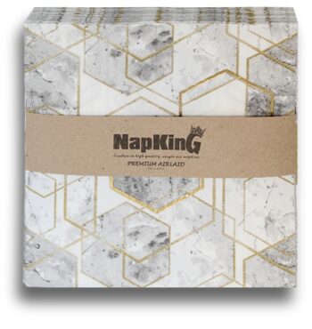 Marble-Haxagon-Airlaid-Napkins