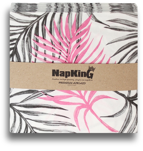 Palm-leaves-Pink-Airlaid-Napkins_serviettes Palm-leaves-Pink-Airlaid-Napkins_serviettes