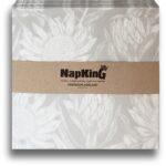 Protea Flower Grande Grey Airlaid Napkins 1 Protea-grey-Airlaid-Napkins_serviettes
