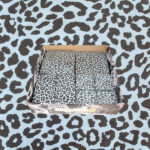 Pale Blue Leopard Napkins Box