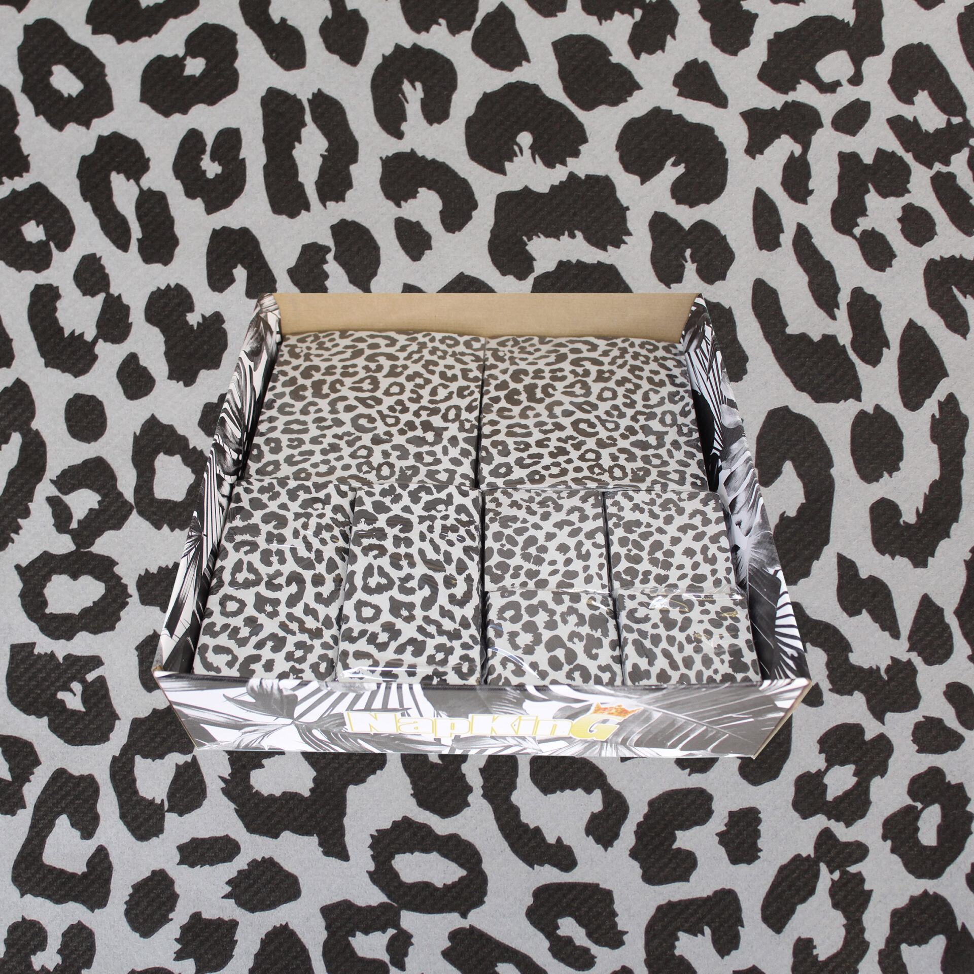 Leopard-Print--telegrey-valuepack Tele Grey Leopard Napkins Box