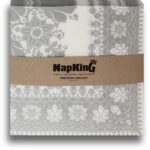 Ornamental Floral Grande Grey Airlaid Napkins 1 Ornamental-Floral grey-Airlaid-Napkins_serviettes