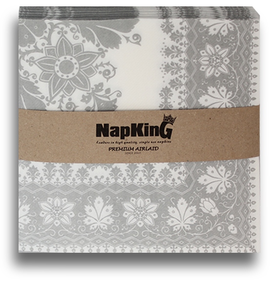 Ornamental-Floral grey-Airlaid-Napkins_serviettes Ornamental-Floral grey-Airlaid-Napkins_serviettes