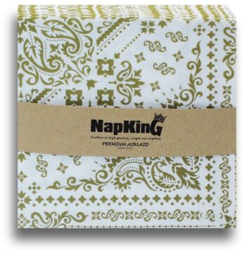 Ornamental-Bandana gold-Airlaid-Napkins