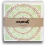 Ornamental-Circles-Airlaid-Serviettes-Napkins-Green_