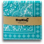 Ornamental Lace Grande Green Airlaid Napkins
