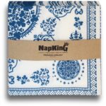 Ornamental Victorian Grande Blue Airlaid Napkins
