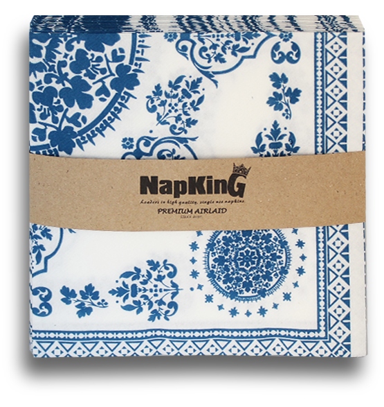 Ornamental-Victorian-Airlaid-Serviettes-Napkins-blue Ornamental Victorian Airlaid Serviettes Napkins blue
