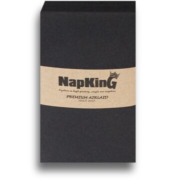 Black-Airlaid-Napkins-slim cut serviettes