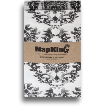 Black-Damask-Airlaid-Napkins-slimcut_serviettes