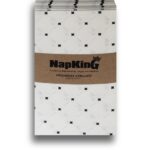 Button Pattern Diamond Slim Cut Black Airlaid Napkins 1 Black-Diamond–Airlaid-Napkins-slimcut