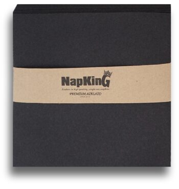 Black-Grande Airlaid-serviettes-Napkins