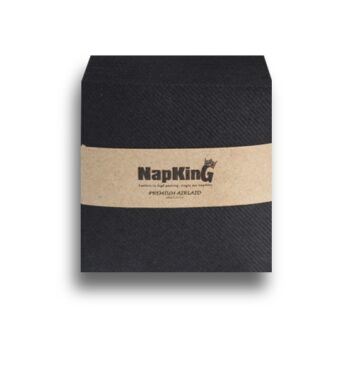 Black-cocktail-Airlaid-serviettes-Napkins-