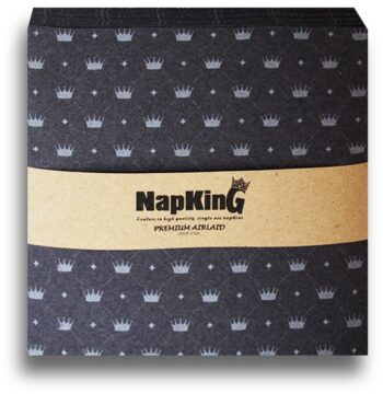 Button-crown-umbra-grey--Airlaid-Napkins_serviettes