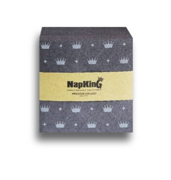 Button-crown-umbra-grey-cocktail-Airlaid-serviettes-Napkins-1