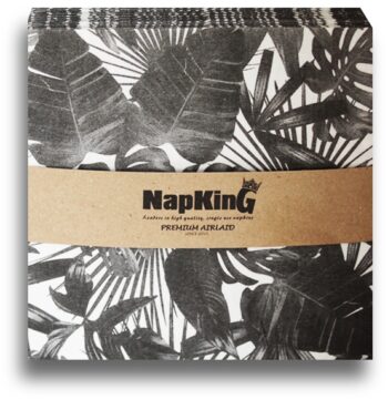 Leaves-Tropical-Black-Airlaid-Napkins_serviettes