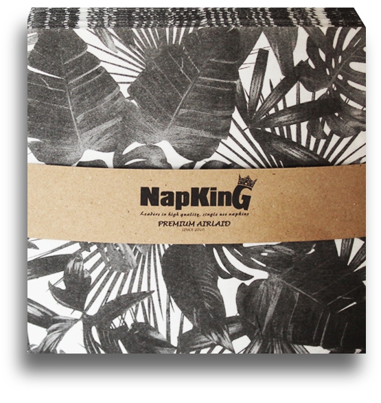 Leaves-Tropical-Black-Airlaid-Napkins_serviettes Leaves-Tropical-Black-Airlaid-Napkins_serviettes