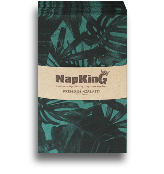 Leaves-Tropical-Bottle-Green-Airlaid-Napkins-slimcut_serviettes Leaves-Tropical-Bottle-Green-Airlaid-Napkins-slimcut_serviettes