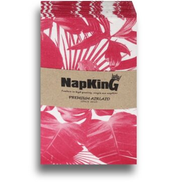 Leaves-Tropical-Red-Airlaid-Napkins-slimcut_serviettes