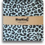 Animal Leopard Grande Pale Blue Airlaid Napkins 1 Leopards-beton-Blue-Airlaid-Napkins_serviettes