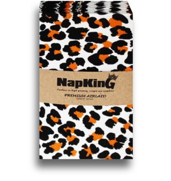 Leopards-orange-Airlaid-Napkins-slimcut_serviettes