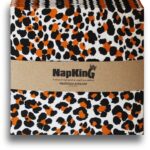 Animal Leopard Grande Orange Airlaid Napkins 1 Leopards-orange-Airlaid-Napkins_serviettes