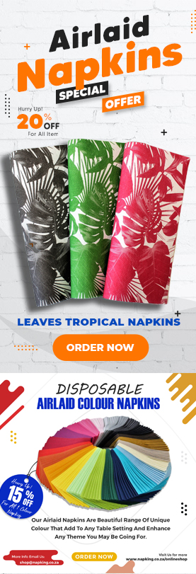 New Arrival Airlaid Napkins 3 Airlaid Napkins Pretoria