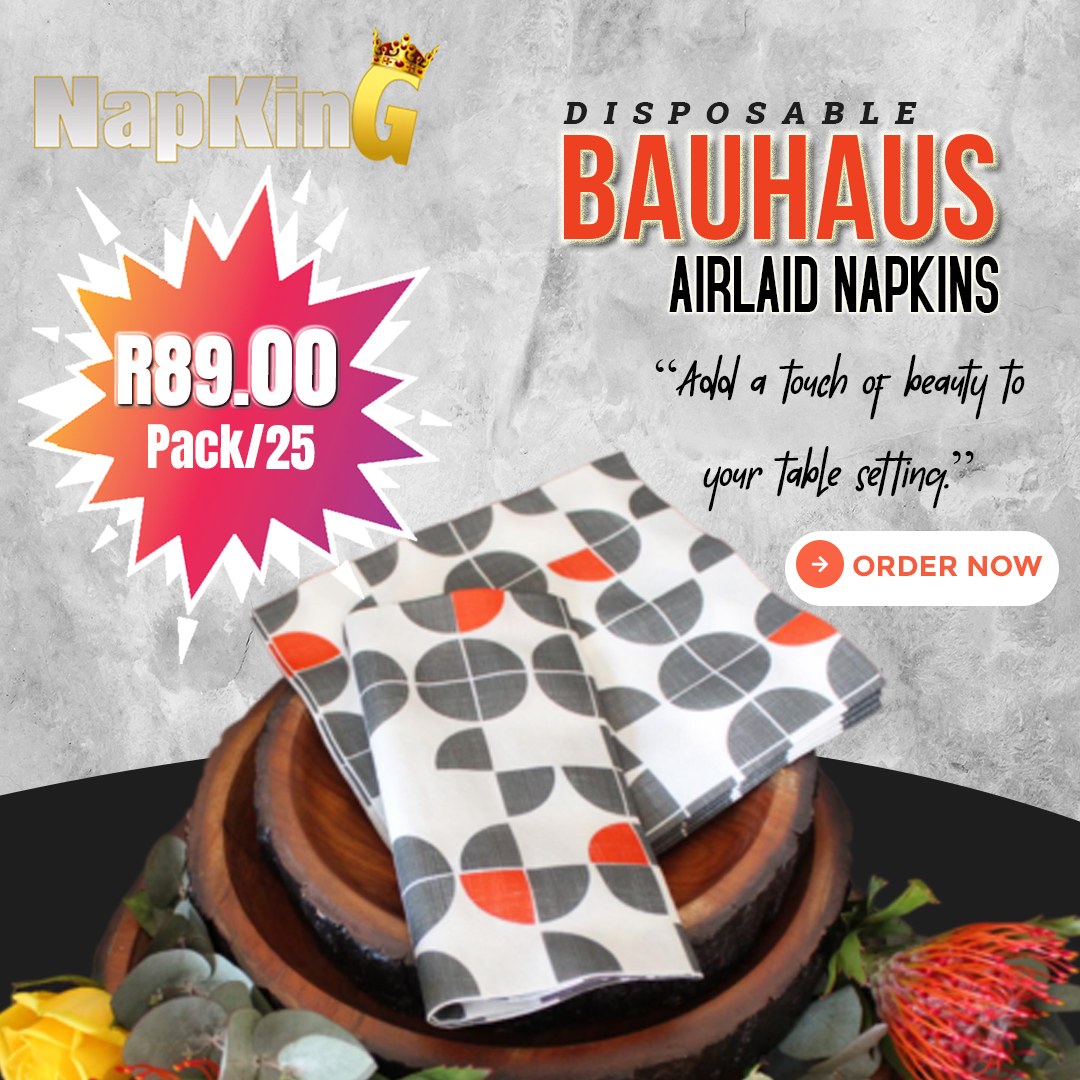 Airlaid Napkins Serviettes 7 Bauhaus Airlaid Napkins