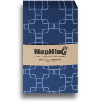 Arabic-Navy-Blue-Airlaid-Napkins-slimcut serviettes