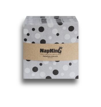 Beton-Grey-polka-dot--cocktail-Airlaid-serviettes-Napkins-1