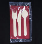 Picnic Set - Burgundy Airlaid Napkins - 10 Packs 1 Burgundy-Picnic-Packs-Airlaid-Napkins