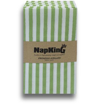 Classic-Stripes-sage-Airlaid-Napkins-slimcut-