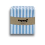 Stripes Classic Slate Blue Cocktail Airlaid Napkins 1 Classic-Stripes-slate-Airlaid-Napkins-cocktail