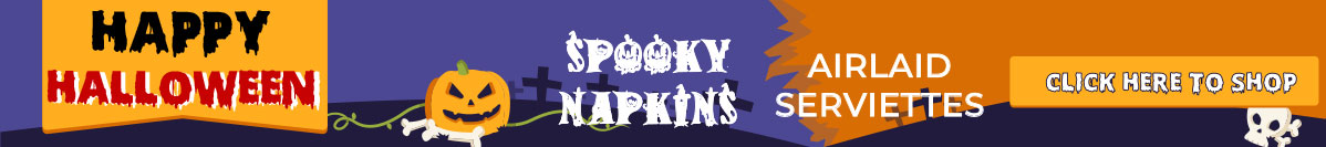 Airlaid Napkins Serviettes 5 Click here to shop Happy Halloween airlaid napkins