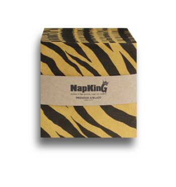 Gold-Zebra-cocktail-Airlaid-serviettes-Napkins-1