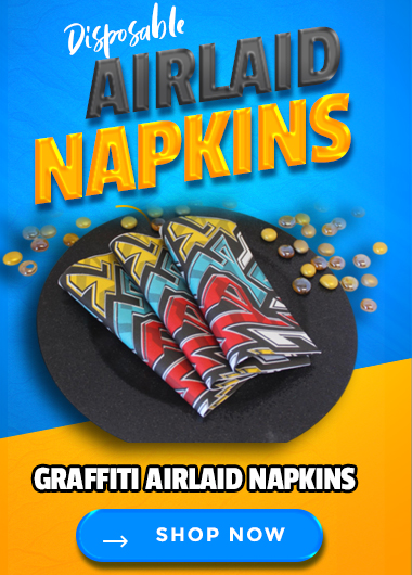 Airlaid Napkins Serviettes 2 Graffitti-airlaid-napkins-u