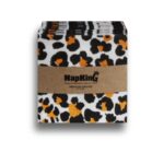 Animal Leopard Cocktail Black & Orange Airlaid Napkins 1 Orange-Leopard-cocktail-Airlaid-serviettes-Napkins-1_