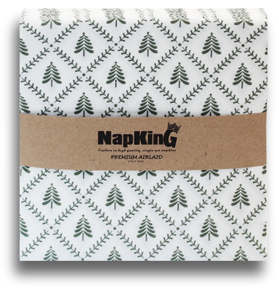 Christmas Green Tree Airlaid Napkins Christmas Green Tree Airlaid Napkins