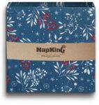 Christmas Festive Berries Red/Blue Grande Airlaid Napkins 1 Festive-Red-Berries-Airlaid-Napkins-Serviettes