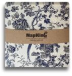 Vintage Flowers Blue Grey Champagne Grande Airlaid Napkins