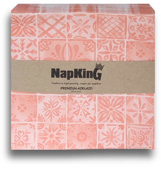 Abstract Watercolour Tile napkin Abstract Watercolour Tile napkin
