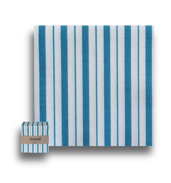 Blue-Stripes-Airlaid-Napkins-cocktail-2 Blue Stripes cocktail Napkins