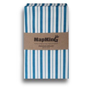 Blue Stripes Airlaid Napkins