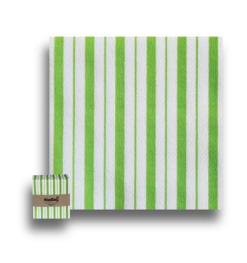 Green Stripes cocktail Napkins serviettes