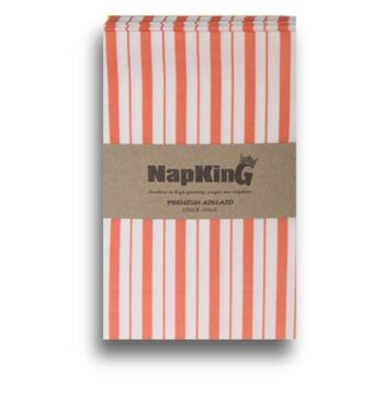 Peach Stripes Airlaid Napkins