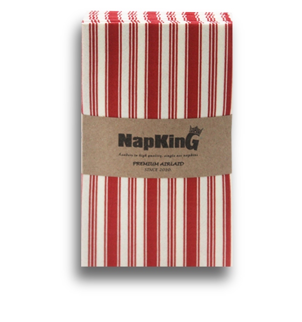 Burgundy-Stripes-Napkins- Burgundy Stripes Napkins