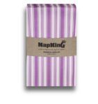 purple stripes napkins