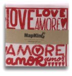 Love text napkins -serviettes