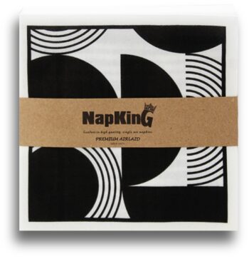 Minimalist abstract napkins