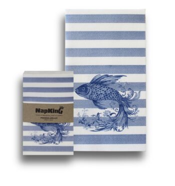Fish airlaid napkins